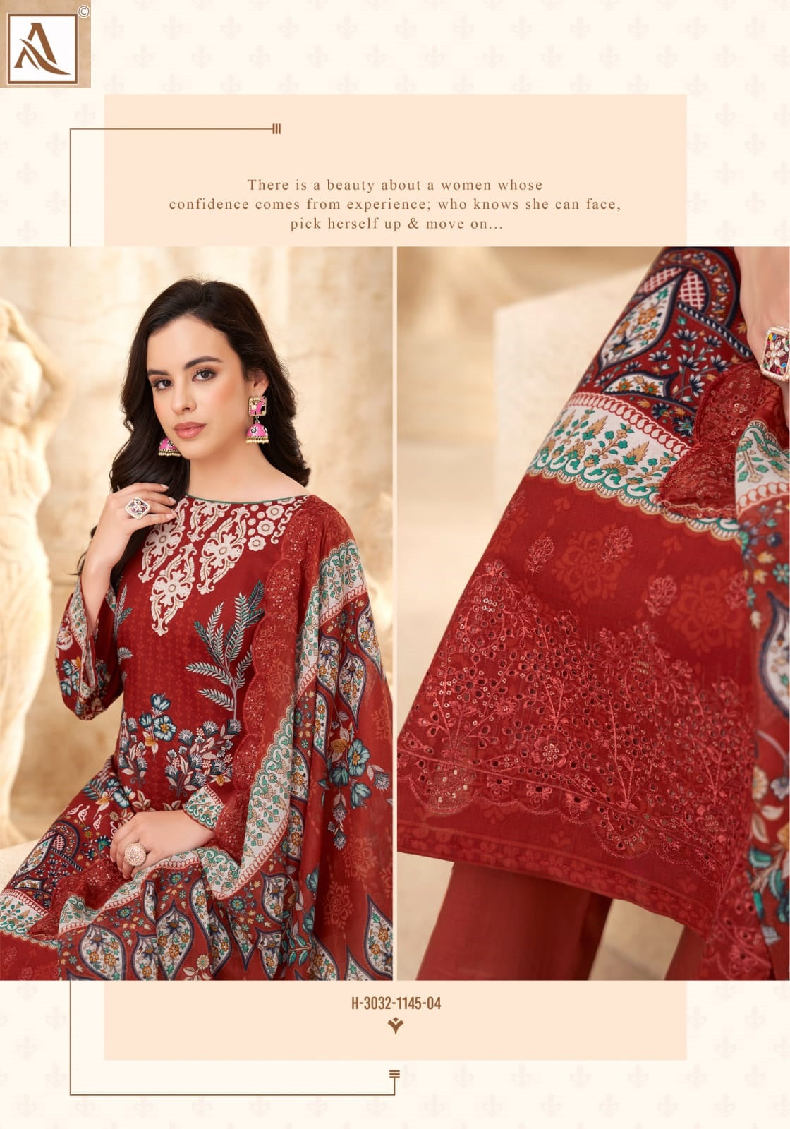 Style E Begum Alok Cambric Cotton Karachi Salwar Suits Wholesaler Ahmedabad