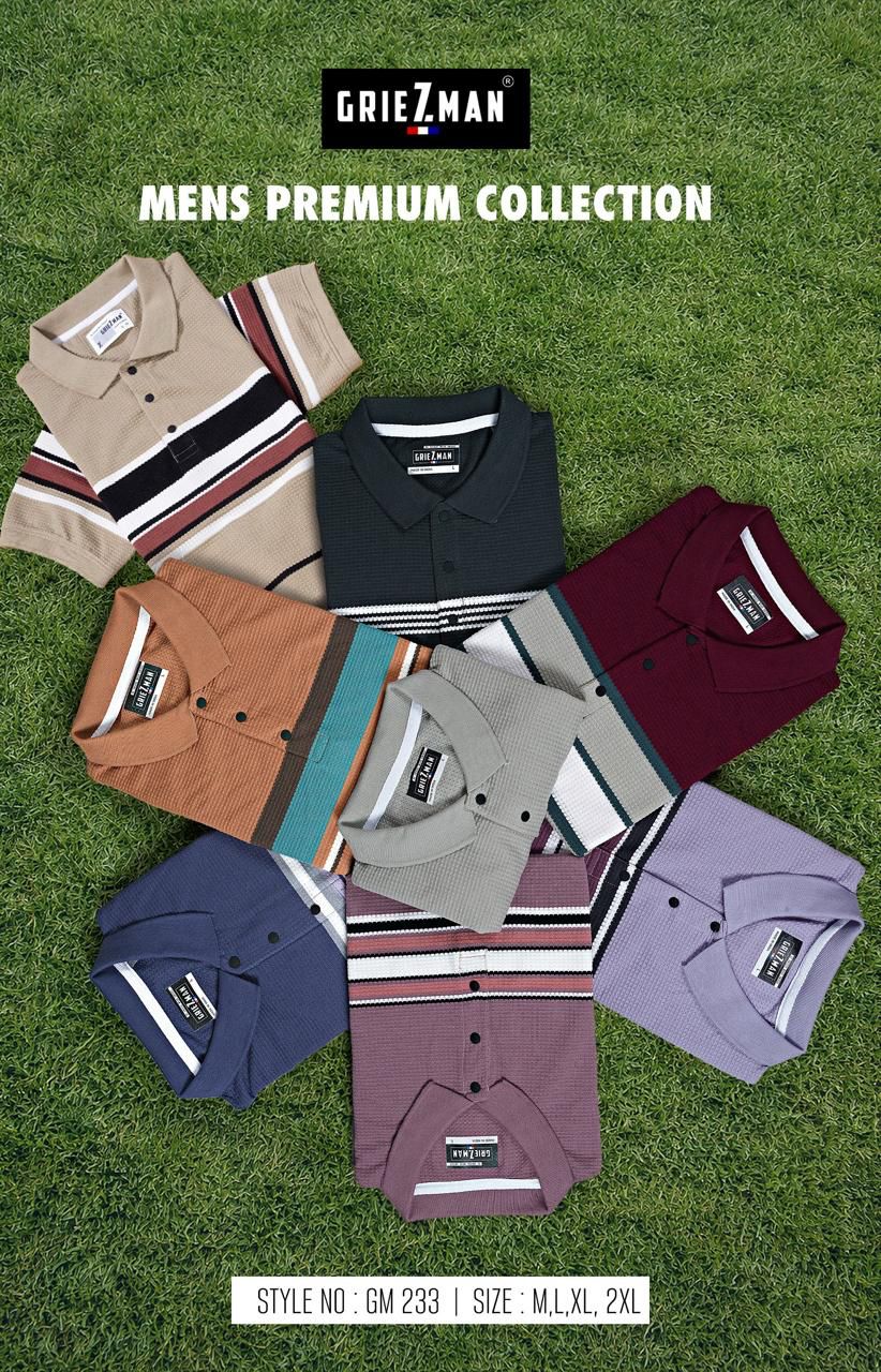 Style Gm 233 Griezman Auto Stripes Mens Tshirts Wholesale