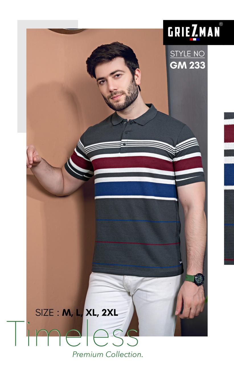 Style Gm 233 Griezman Auto Stripes Mens Tshirts Wholesale
