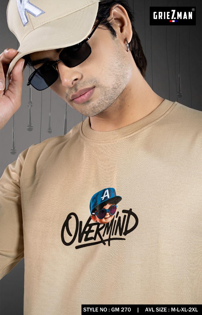 Style Gm 270-262 Griezman Cotton Looper Mens Tshirts Exporter Ahmedabad