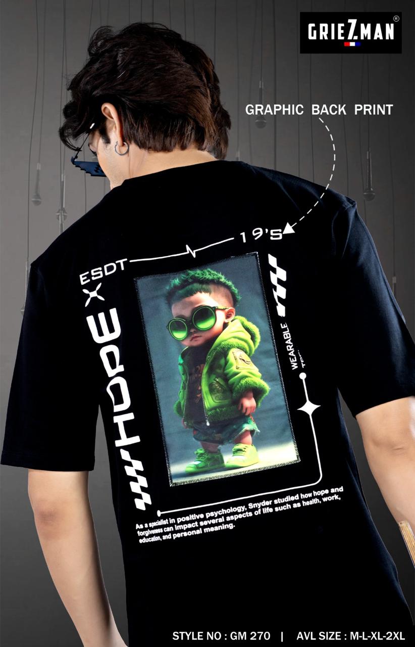 Style Gm 270-262 Griezman Cotton Looper Mens Tshirts Exporter Ahmedabad
