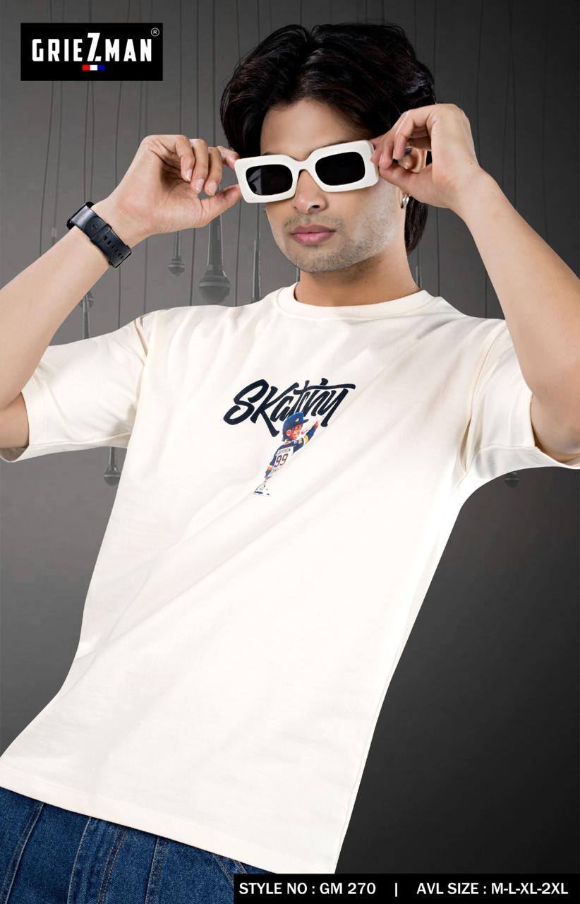 Style Gm 270-262 Griezman Cotton Looper Mens Tshirts Exporter Ahmedabad