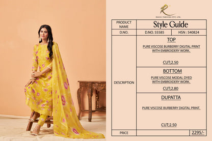 Style Guide Rakhi Fashion Pure Viscose Pant Style Suits Manufacturer Gujarat