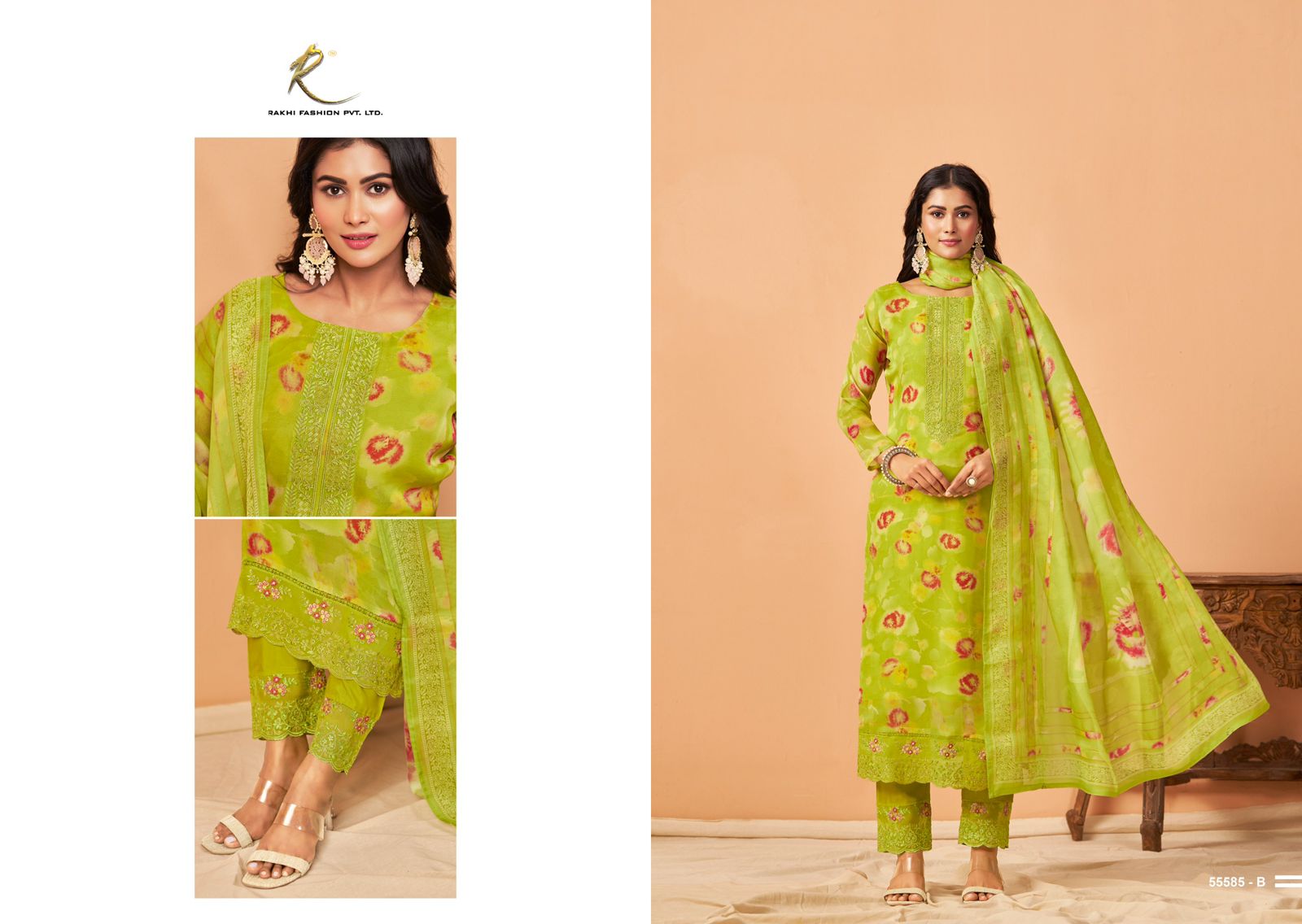Style Guide Rakhi Fashion Pure Viscose Pant Style Suits Manufacturer Gujarat