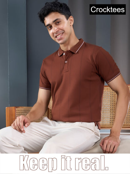 Style Jh 262 Polo Crocktees Interlock Mens Tshirts Exporter India