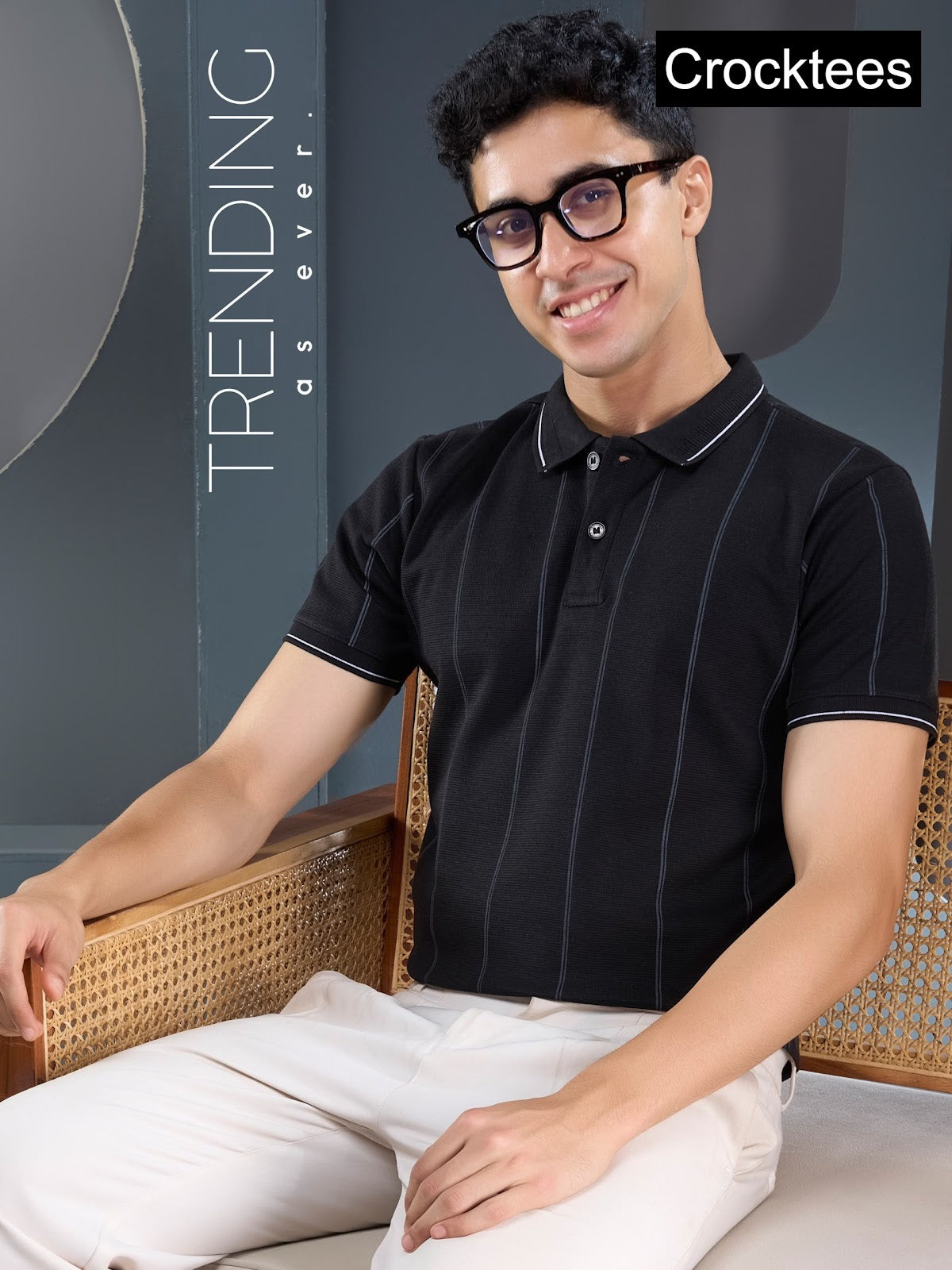 Style Jh 262 Polo Crocktees Interlock Mens Tshirts Exporter India
