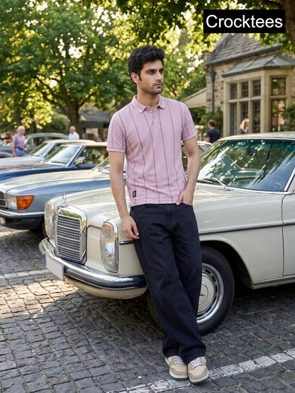 Style Jh 262 Polo Crocktees Interlock Mens Tshirts Exporter India