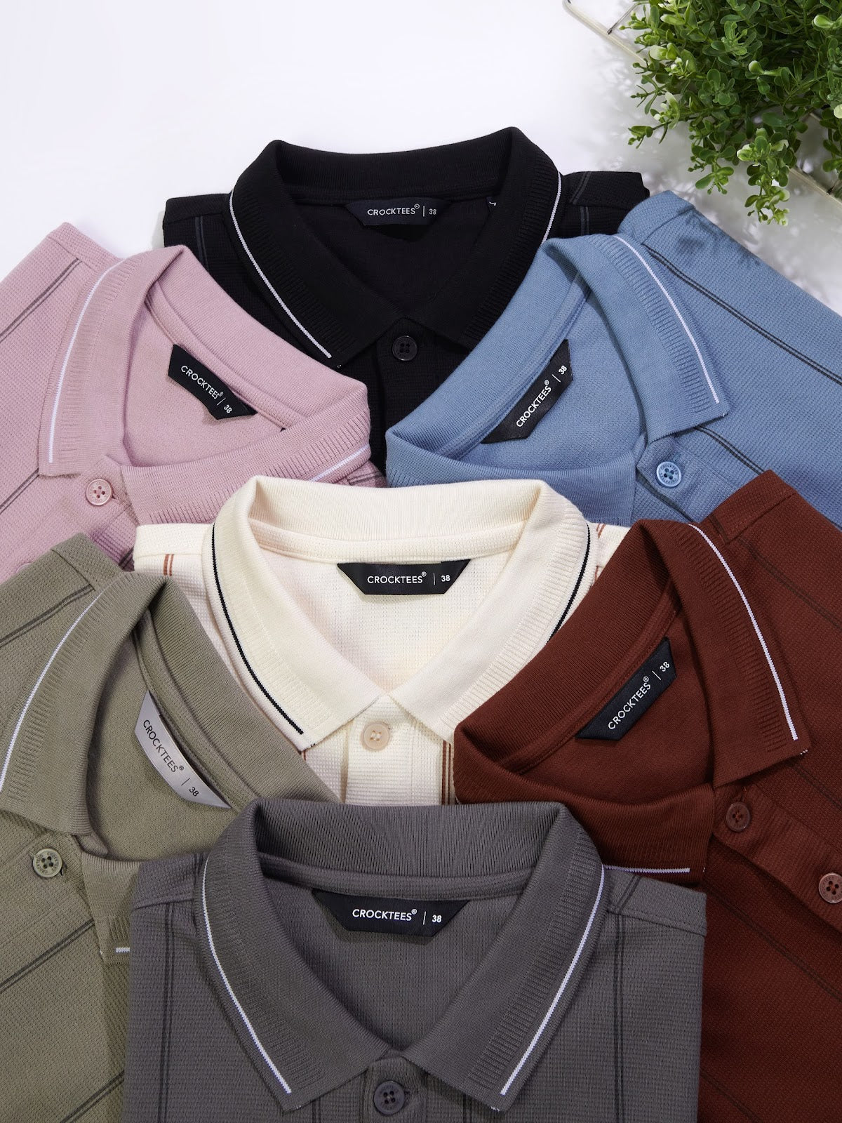 Style Jh 262 Polo Crocktees Interlock Mens Tshirts Exporter India