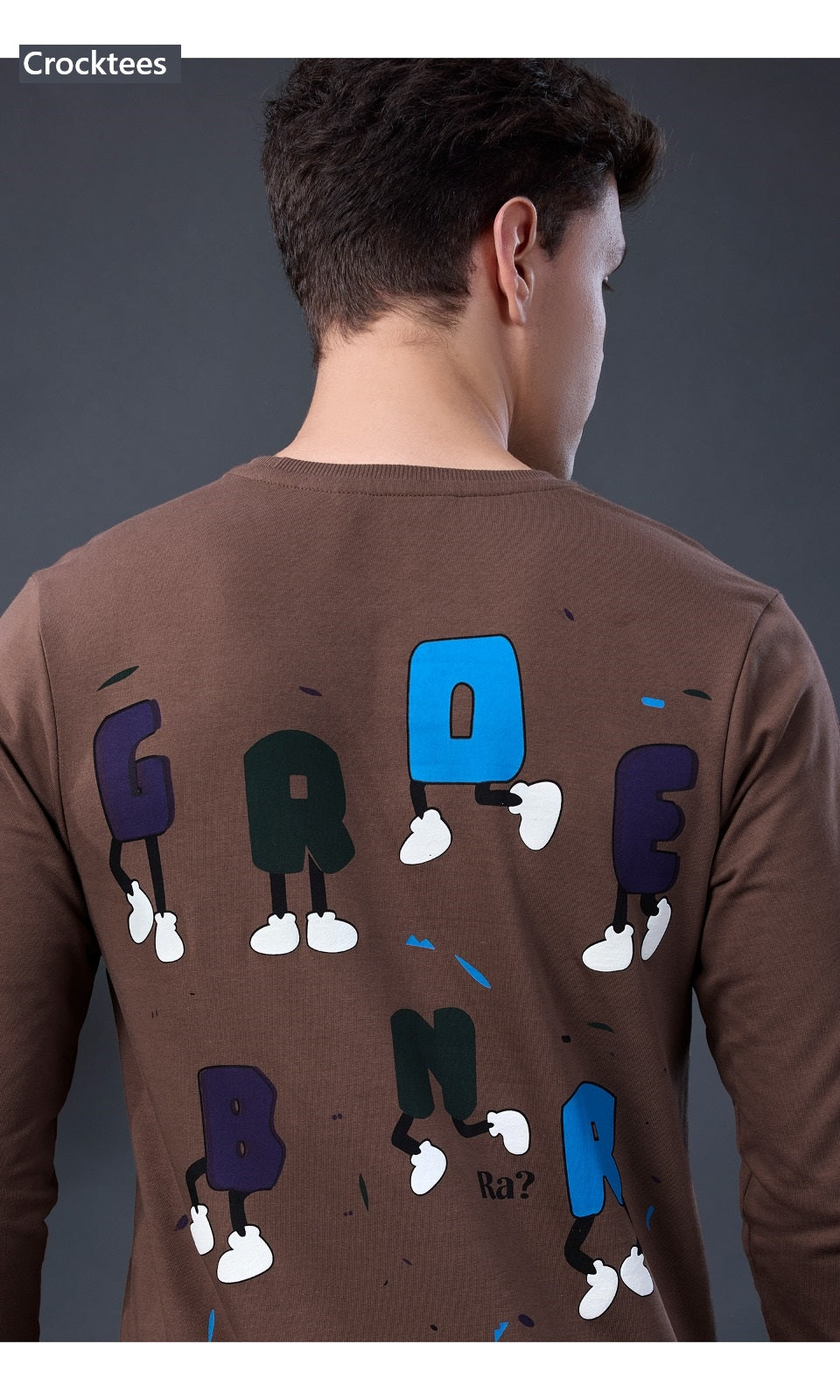 Style Jh 308 Hand Rib Crocktees Cotton Looper Mens Tshirts Manufacturer Gujarat