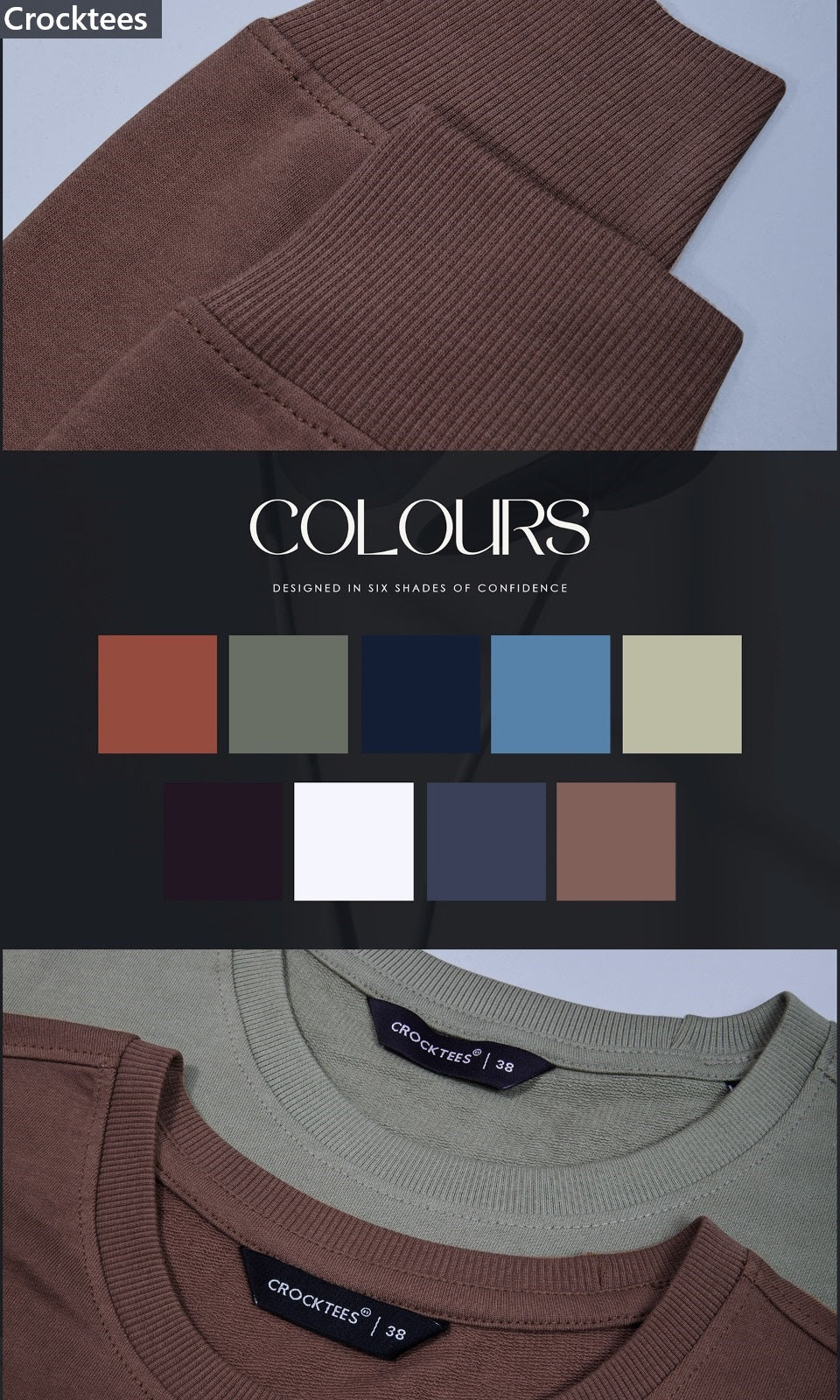 Style Jh 308 Hand Rib Crocktees Cotton Looper Mens Tshirts Manufacturer Gujarat