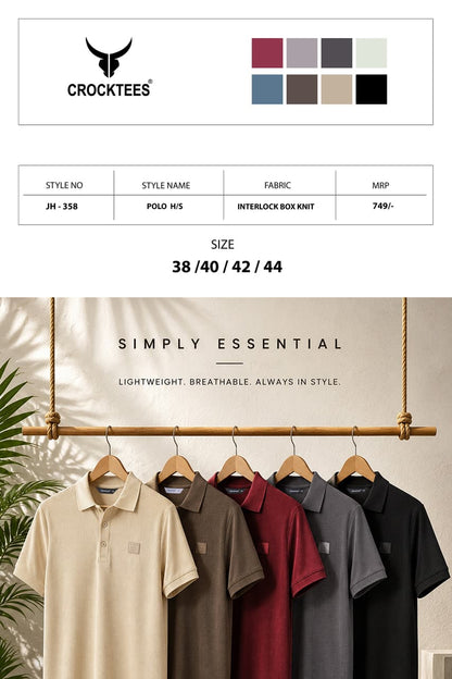 Style Jh 358 Crocktees Cotton Mens Tshirts Exporter India