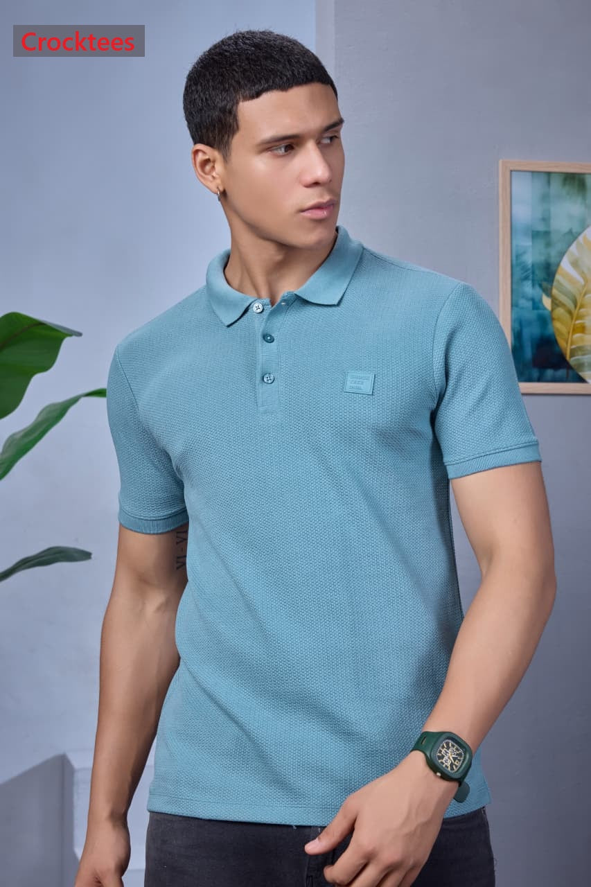 Style Jh 358 Crocktees Cotton Mens Tshirts Exporter India