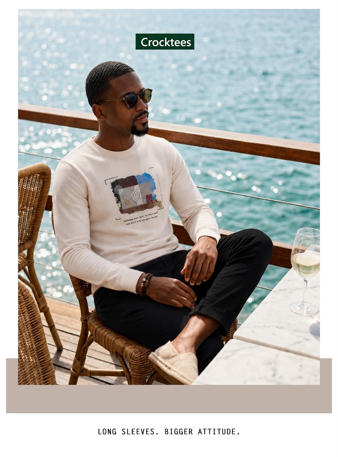 Style Jh 397 Full Sleeves Crocktees Cotton Looper Mens Tshirts Wholesaler Gujarat