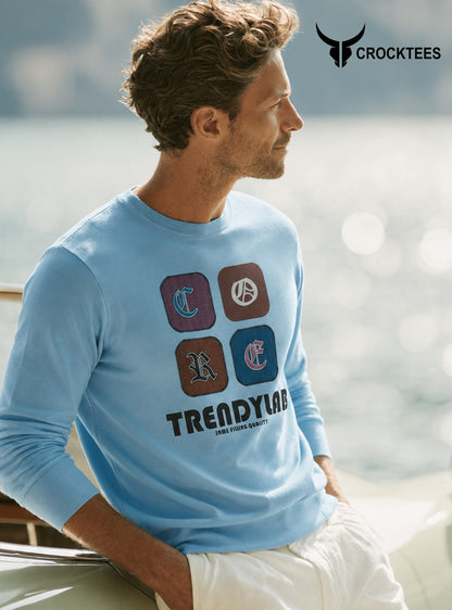 Style Jh 397 Full Sleeves Crocktees Cotton Looper Mens Tshirts Wholesaler Gujarat
