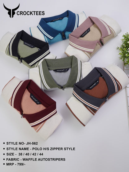 Style Jh 562 Waffle Crocktees Interlock Mens Tshirts Exporter India