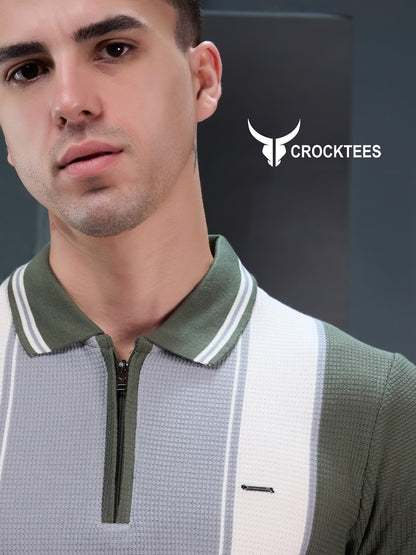 Style Jh 562 Waffle Crocktees Interlock Mens Tshirts Exporter India