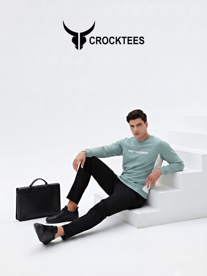 Style Jh 588 Cut And Sew Crocktees Cotton Looper Mens Tshirts Wholesale Rate