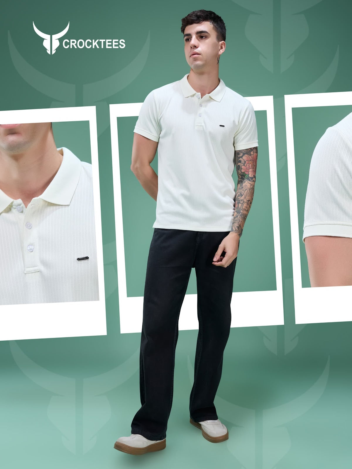 Style Mti 2179 Knit Crocktees Interlock Mens Tshirts Manufacturer