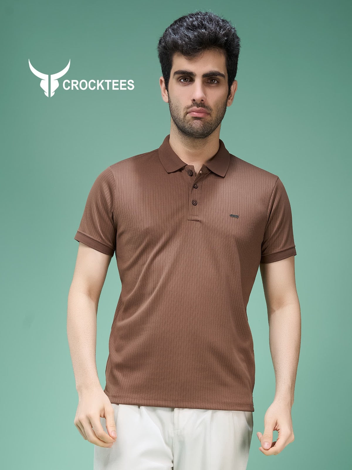Style Mti 2179 Knit Crocktees Interlock Mens Tshirts Manufacturer