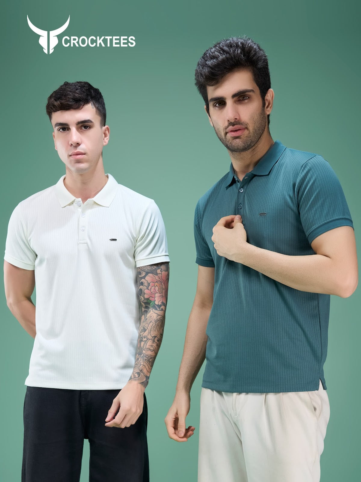 Style Mti 2179 Knit Crocktees Interlock Mens Tshirts Manufacturer
