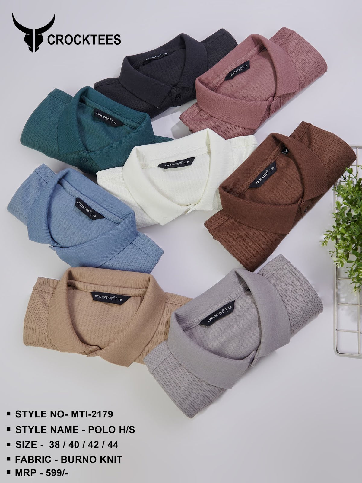 Style Mti 2179 Knit Crocktees Interlock Mens Tshirts Manufacturer