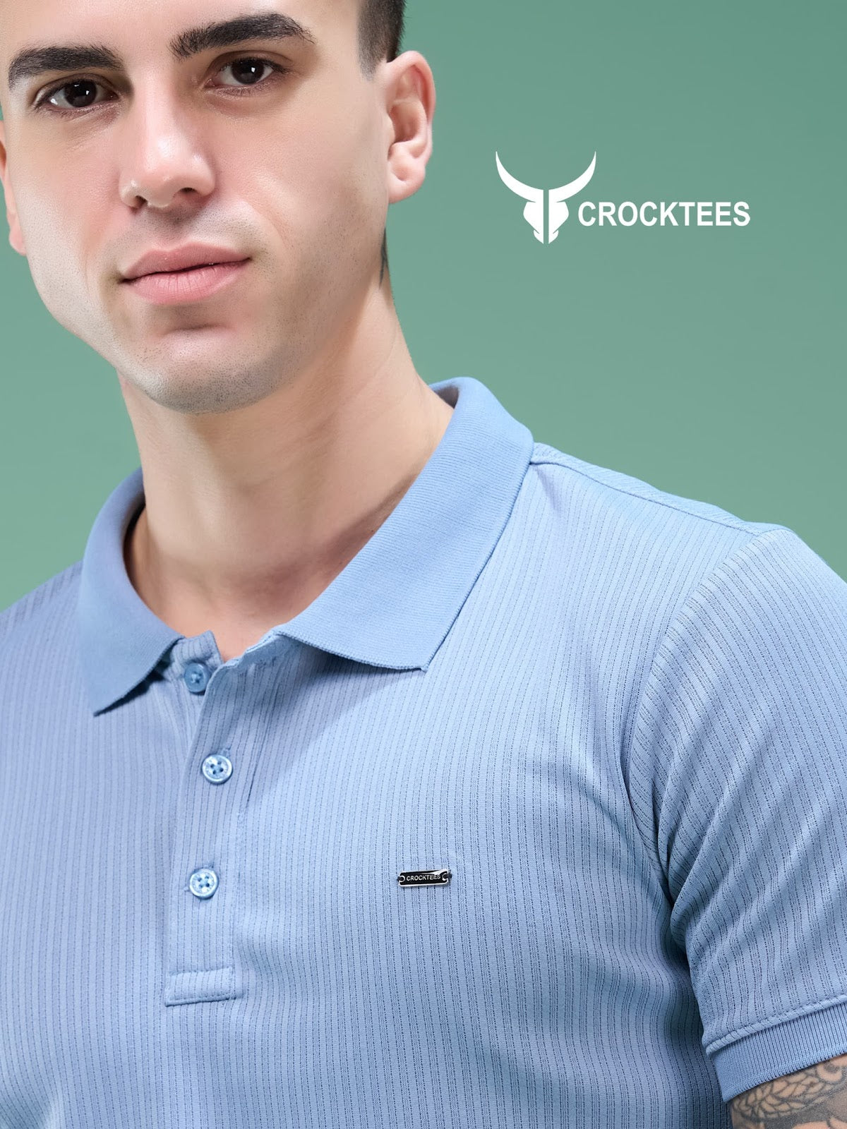 Style Mti 2179 Knit Crocktees Interlock Mens Tshirts Manufacturer