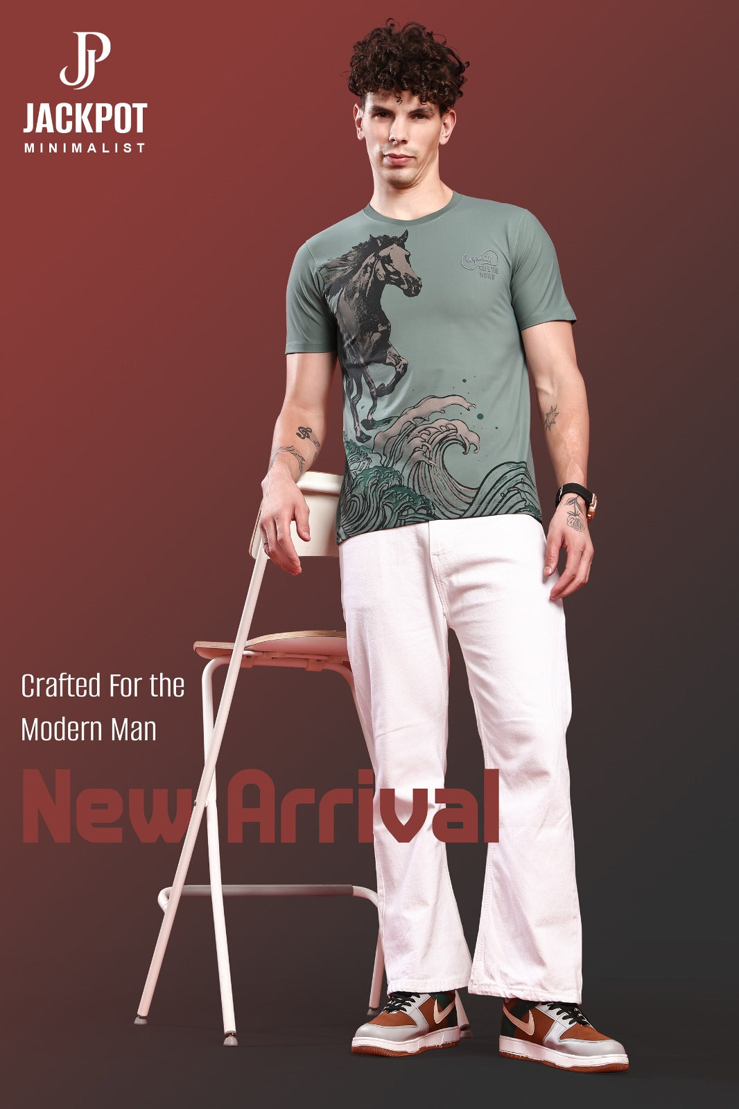 Style No 073-080 Hd Prints Jackpot Imported Mens Tshirts Wholesale Rate