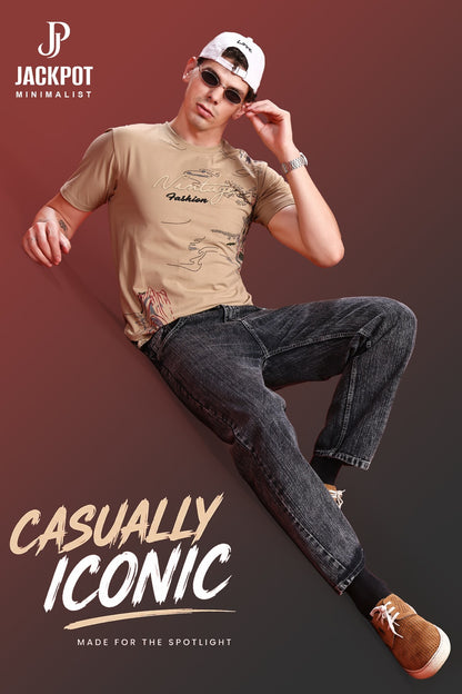 Style No 073-080 Hd Prints Jackpot Imported Mens Tshirts Wholesale Rate