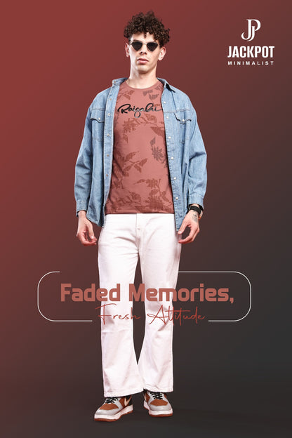 Style No 073-080 Hd Prints Jackpot Imported Mens Tshirts Wholesale Rate
