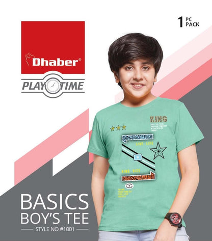 Style No 1001 Dhaber Boys Tshirt Manufacturer Gujarat