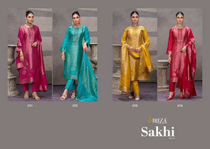 Sakhi Vol 12 Ibiza Banglori Silk Pant Style Suits Exporter