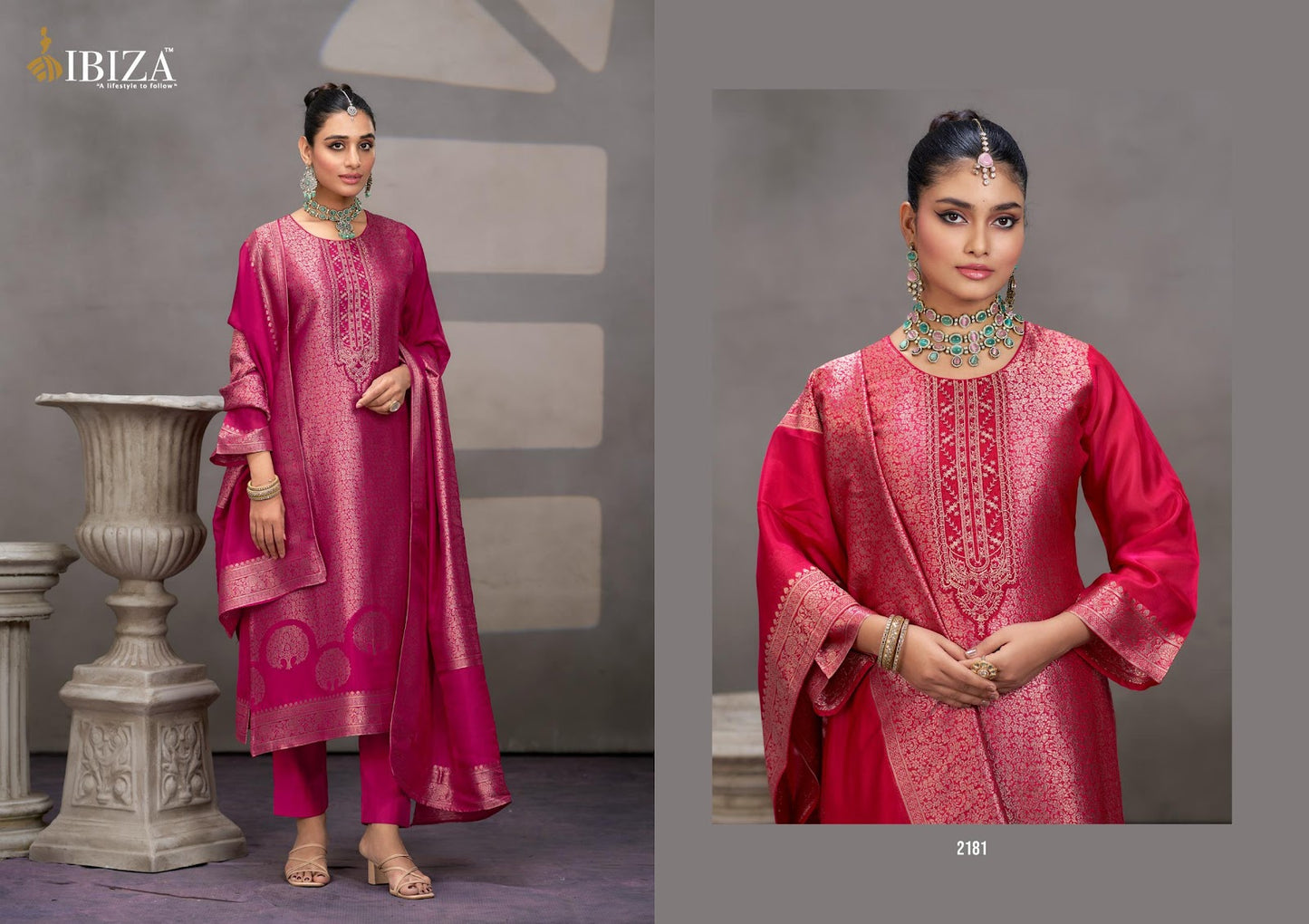 Sakhi Vol 12 Ibiza Banglori Silk Pant Style Suits Exporter
