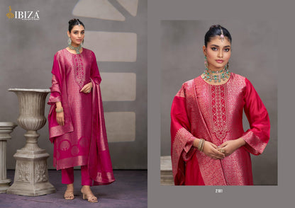 Sakhi Vol 12 Ibiza Banglori Silk Pant Style Suits Exporter