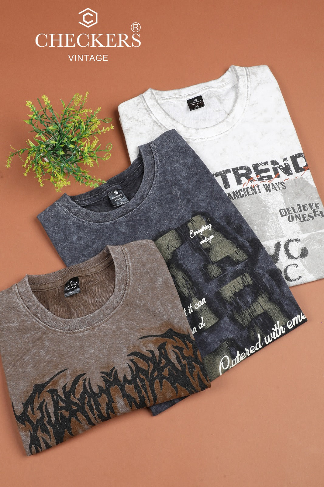 Style No 1082-1089 Checkers Looper Mens Tshirts Exporter India