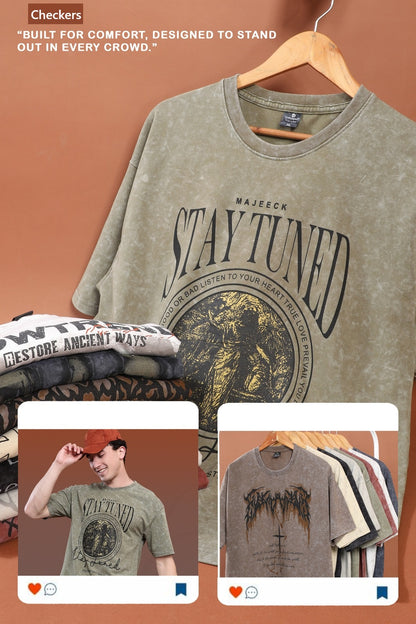 Style No 1082-1089 Checkers Looper Mens Tshirts Exporter India