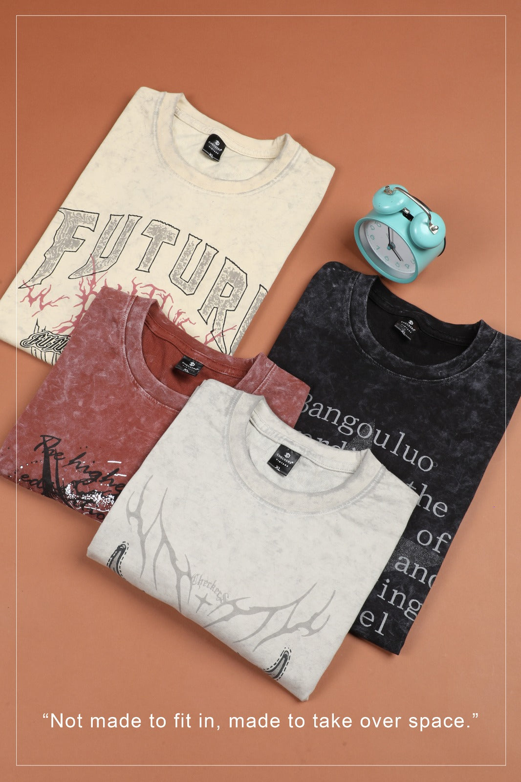 Style No 1082-1089 Checkers Looper Mens Tshirts Exporter India