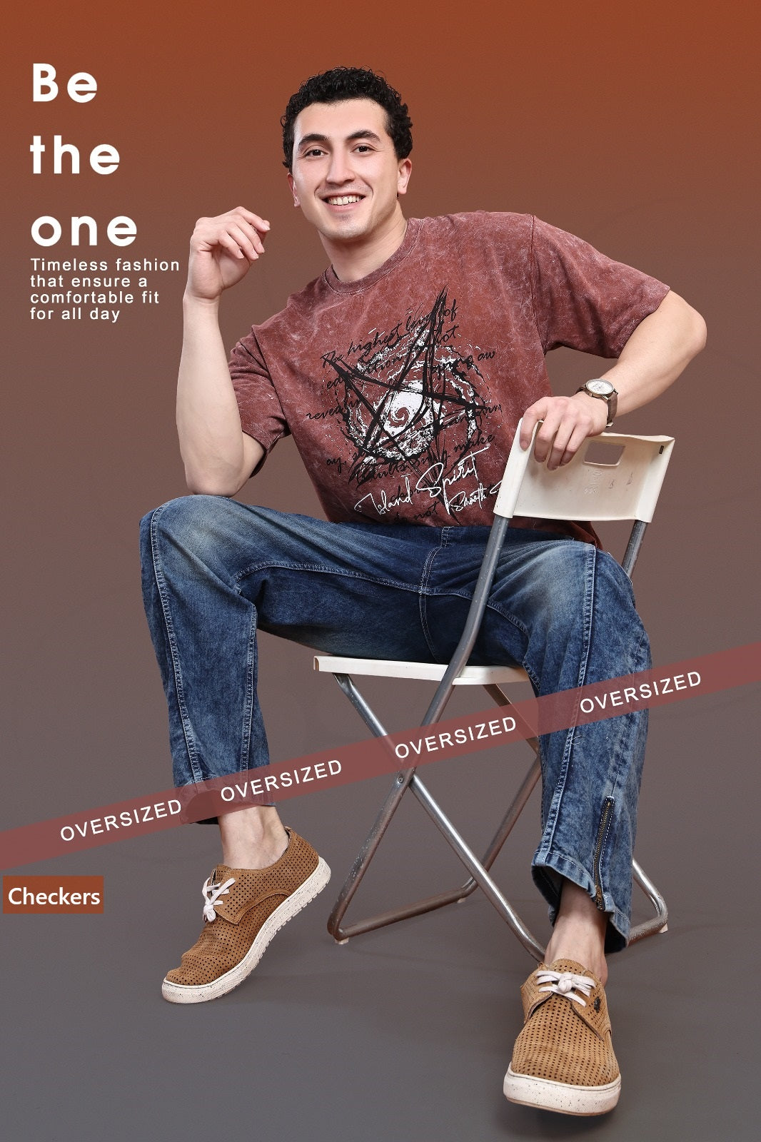 Style No 1082-1089 Checkers Looper Mens Tshirts Exporter India