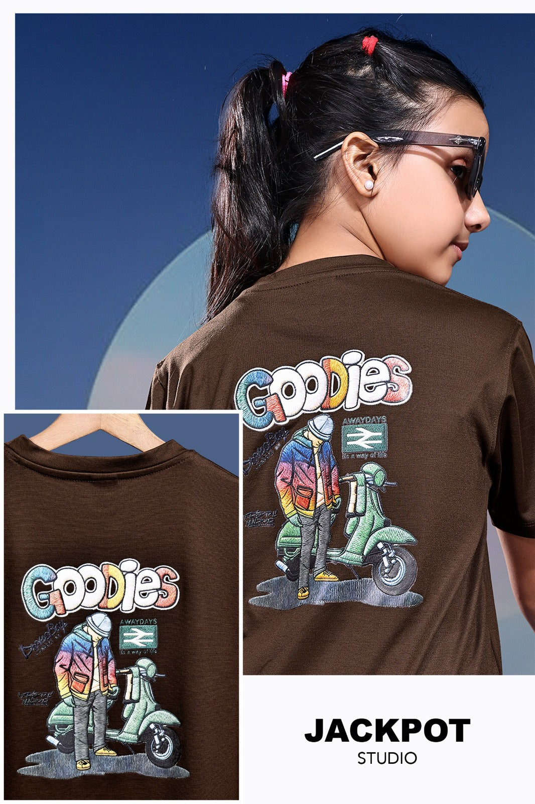 Style No 1213-1220 Jackpot Studio Imported Unisex Kids Tshirt Exporter