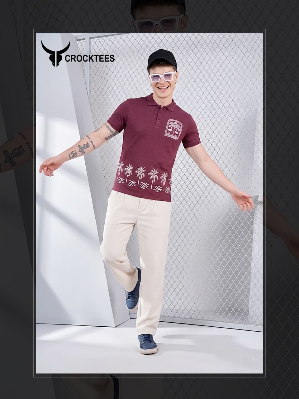Style No 2065 Crocktees Interlock Mens Tshirts Wholesale Price