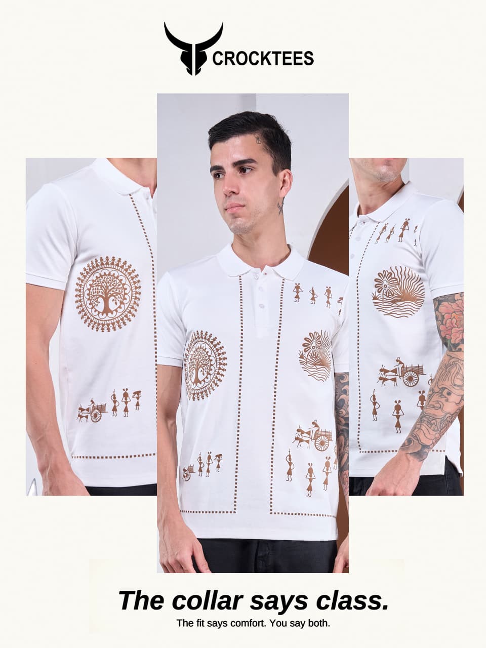 Style No 2065 Crocktees Interlock Mens Tshirts Wholesale Price