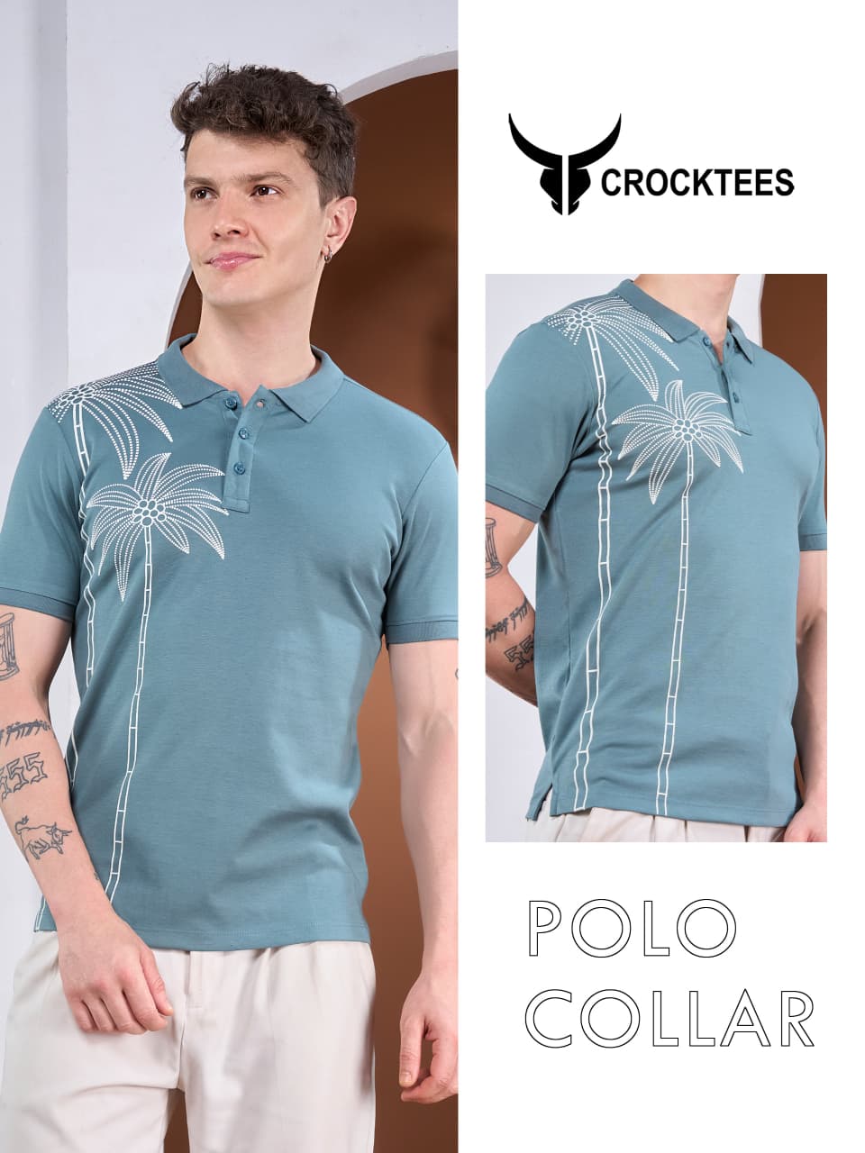 Style No 2065 Crocktees Interlock Mens Tshirts Wholesale Price