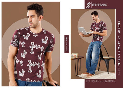 Style No 2069 Stitchix Tencil Mens Tshirts Manufacturer