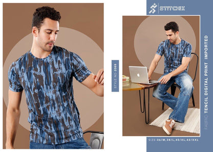 Style No 2069 Stitchix Tencil Mens Tshirts Manufacturer