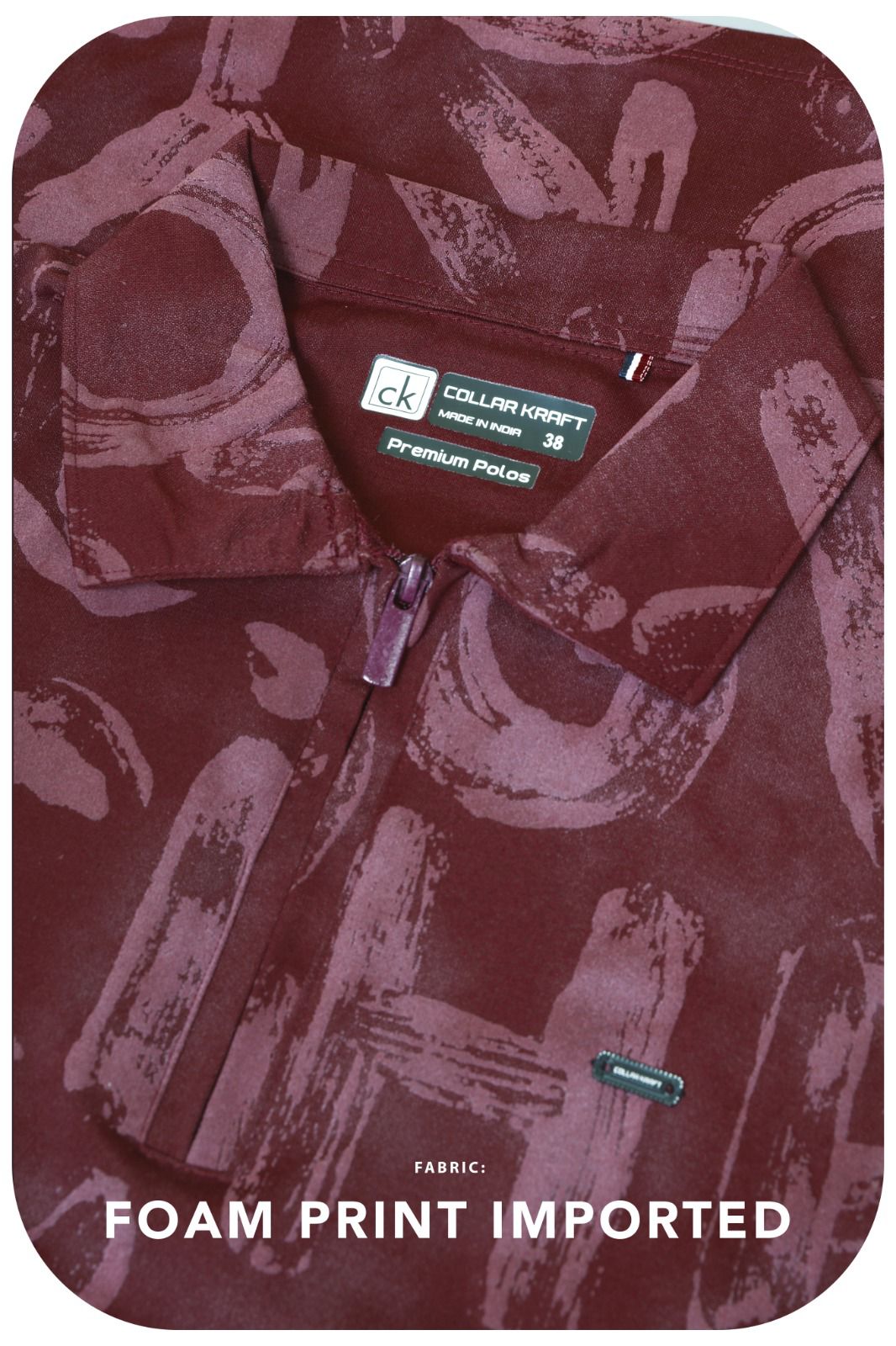 Style No 2070 Collar Kraft Tencil Mens Tshirts Supplier