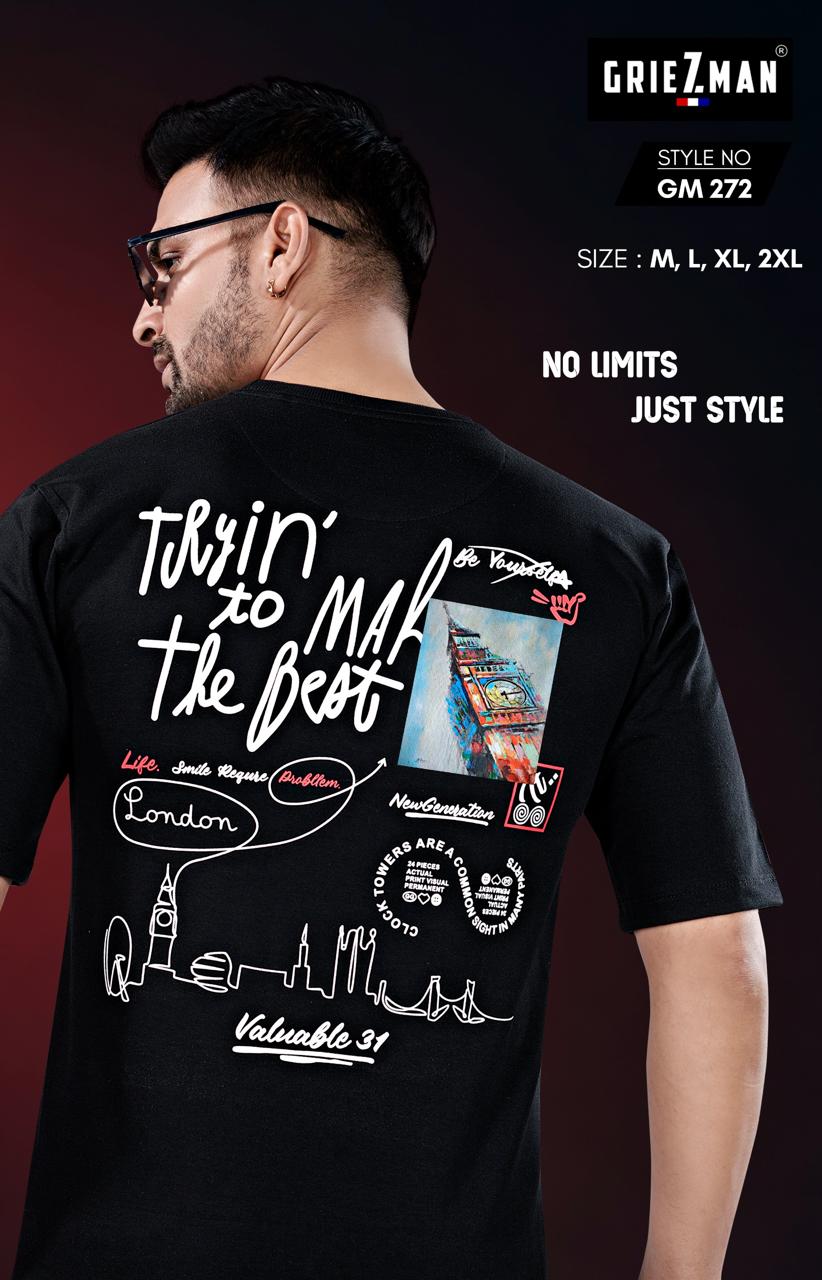 Style No 272 Griezman Cotton Looper Mens Tshirts Supplier