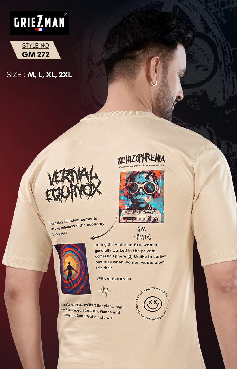 Style No 272 Griezman Cotton Looper Mens Tshirts Supplier