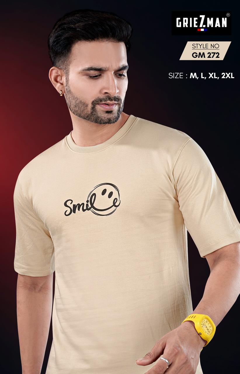 Style No 272 Griezman Cotton Looper Mens Tshirts Supplier