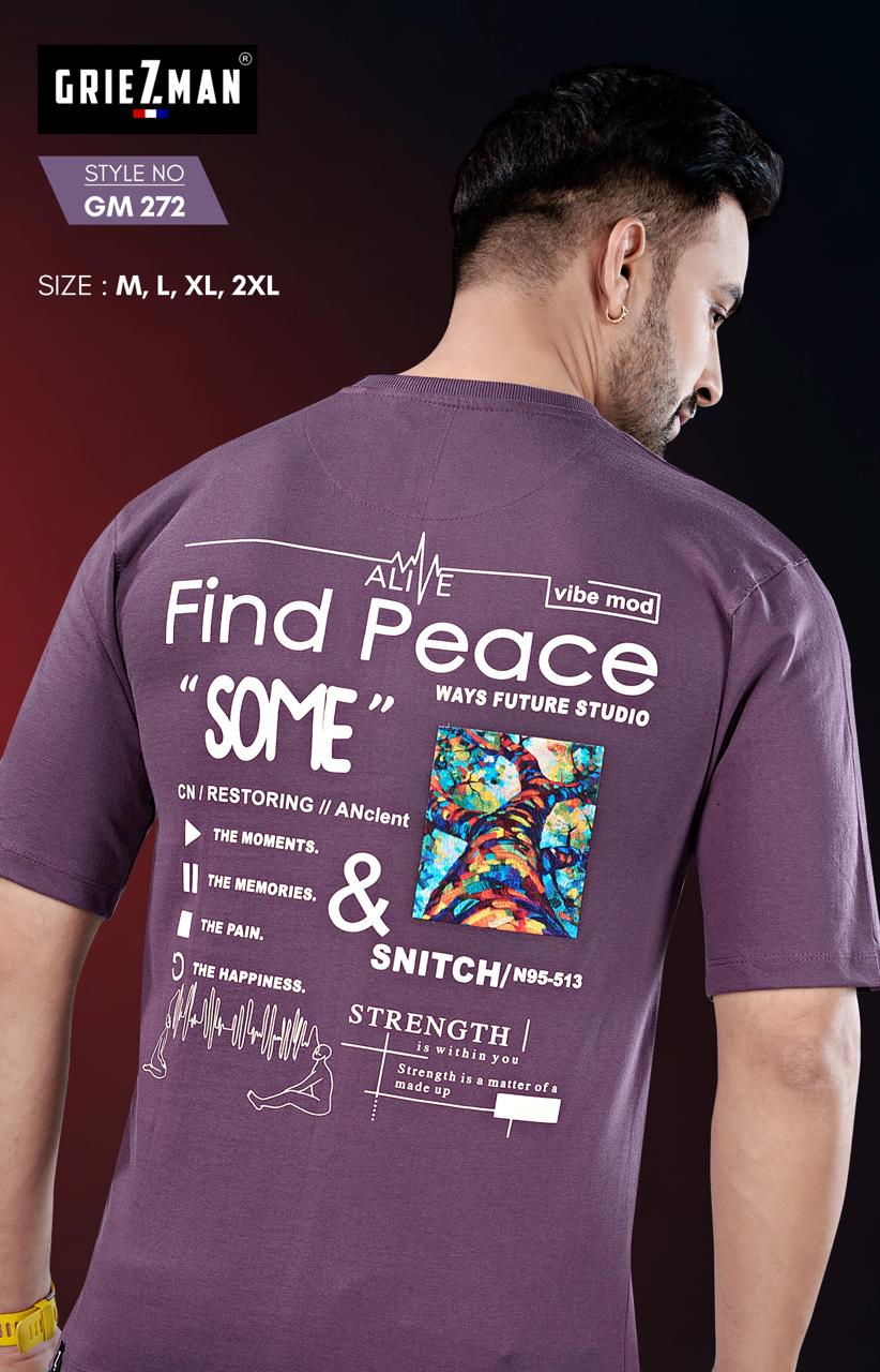 Style No 272 Griezman Cotton Looper Mens Tshirts Supplier