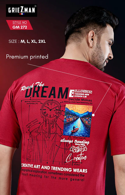 Style No 272 Griezman Cotton Looper Mens Tshirts Supplier