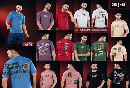 Style No 272 Griezman Cotton Looper Mens Tshirts Supplier